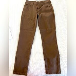 Gibson & Latimer Brown Straight-Leg Pants